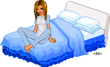 Blue Bed