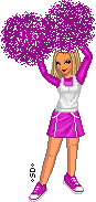 Purple Cheerleader