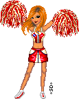 Blue Cheerleader