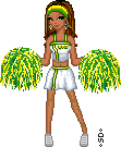 Turquoise Cheerleader