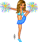 Light Blue Cheerleader